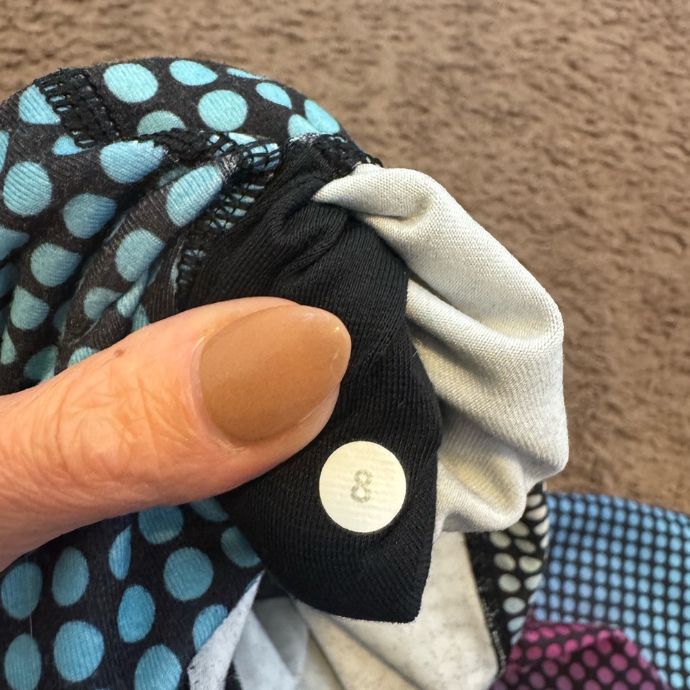 lululemon Wunder Under Pant III Full On Luon Cosmic Dot Leggings Size 8 $98 - Picture 8 of 8